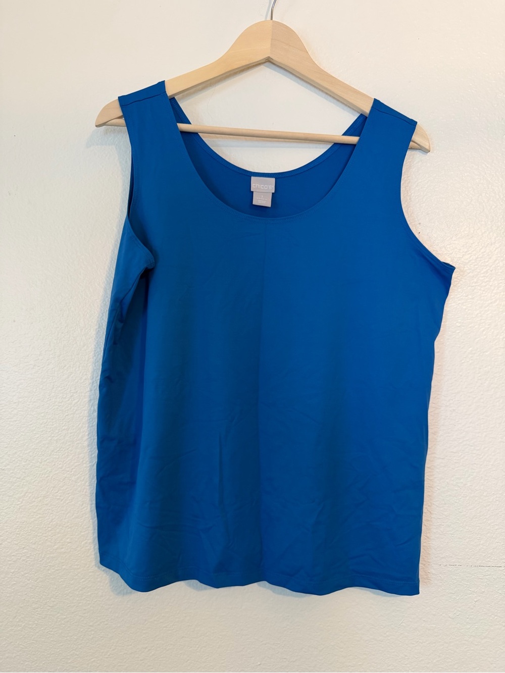 Chico's Royal Blue Sleeveless Scoop Neck Tank